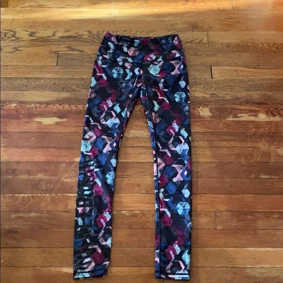 Reebok leggings EUC   - Picture 1 of 3